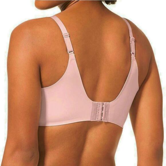 NEW Tommy John Comfort Smoothing Lightly Lined Wireless Bra 38C Peachskin Pink - Picture 8 of 8